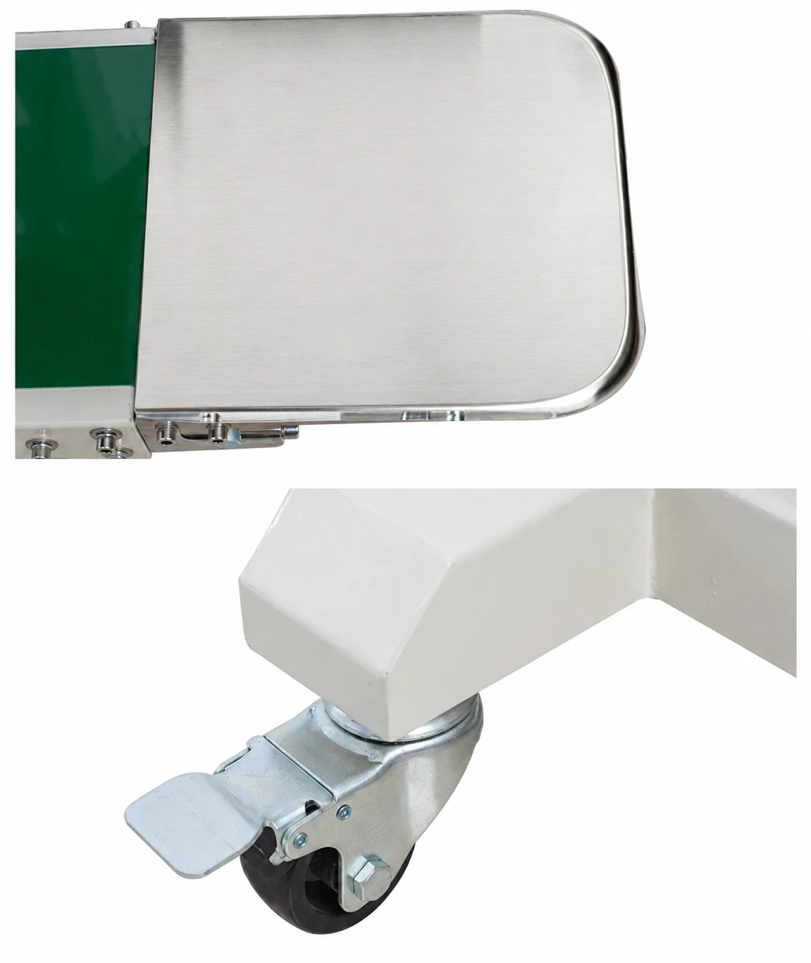 FR-1100V End tray and brake caster