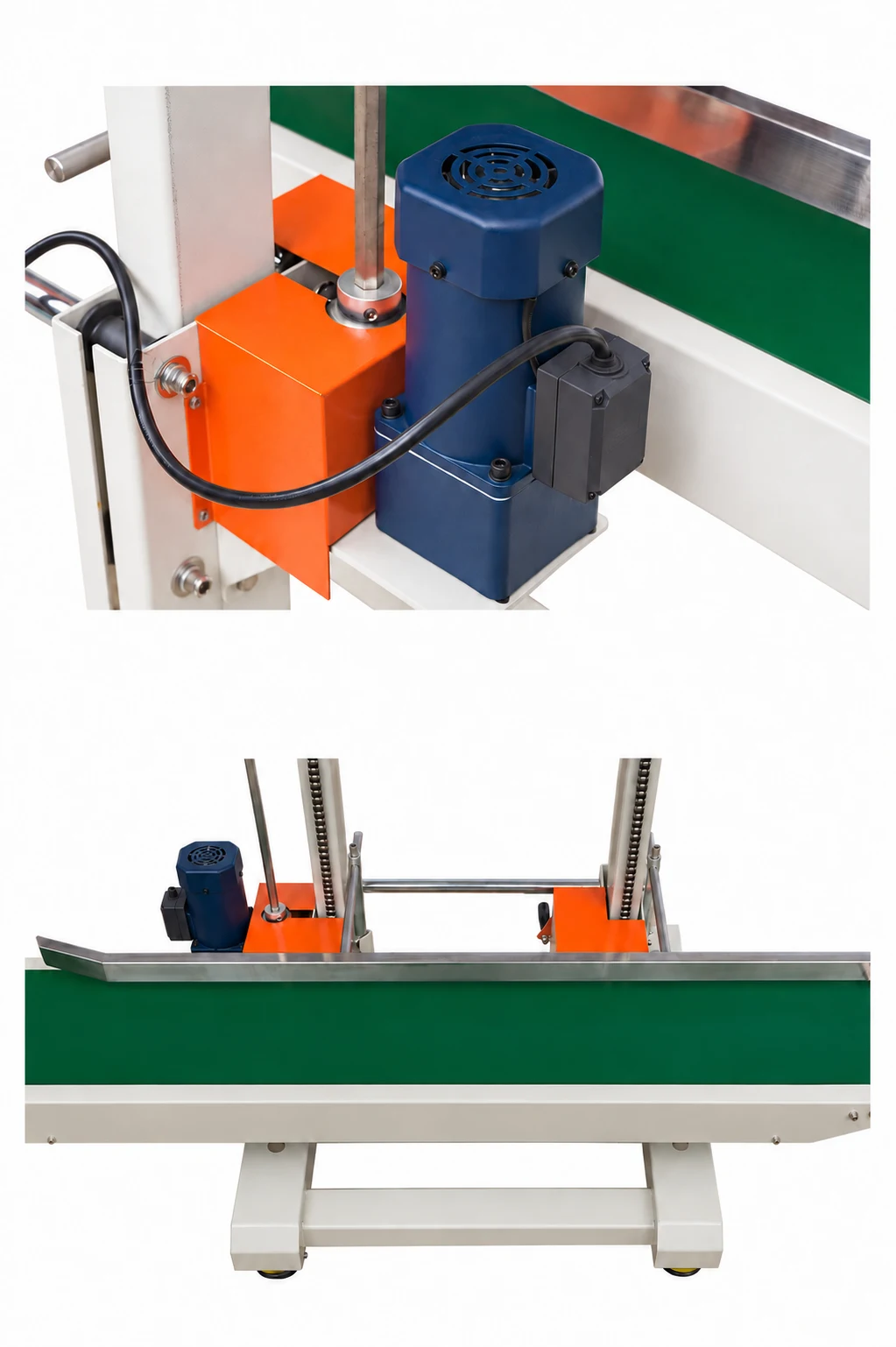 QLF-1680 Drive motor and bag-support conveyor