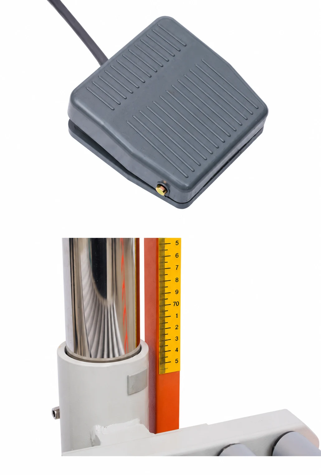 QLF700A Foot pedal and height reference